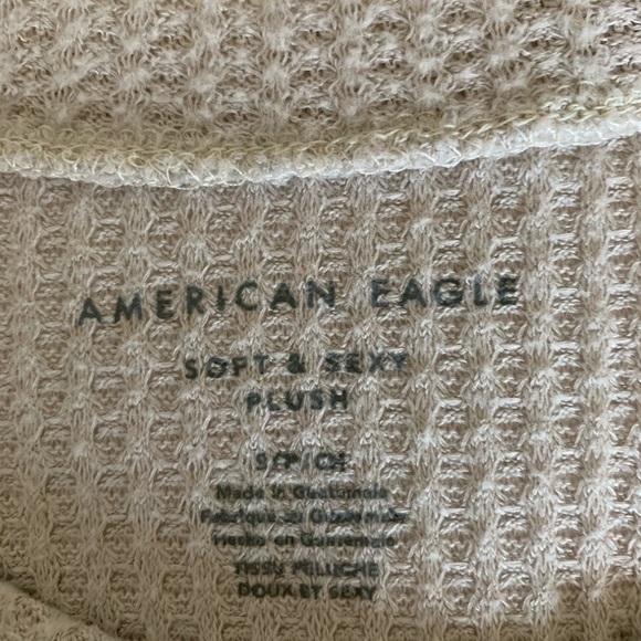 American Eagle Outfitter Plush Long Sleeve Top - Picture 3 of 3